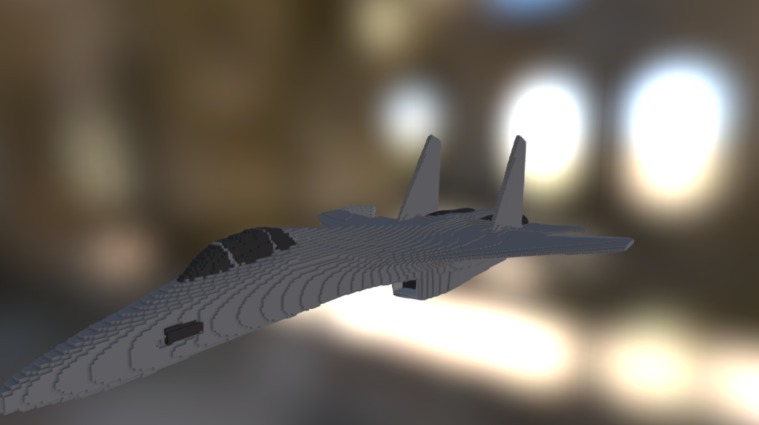 Minecraft 3D Model ~ Jet - 3D model by Fizzy_Chickens [a95a151] - Sketchfab