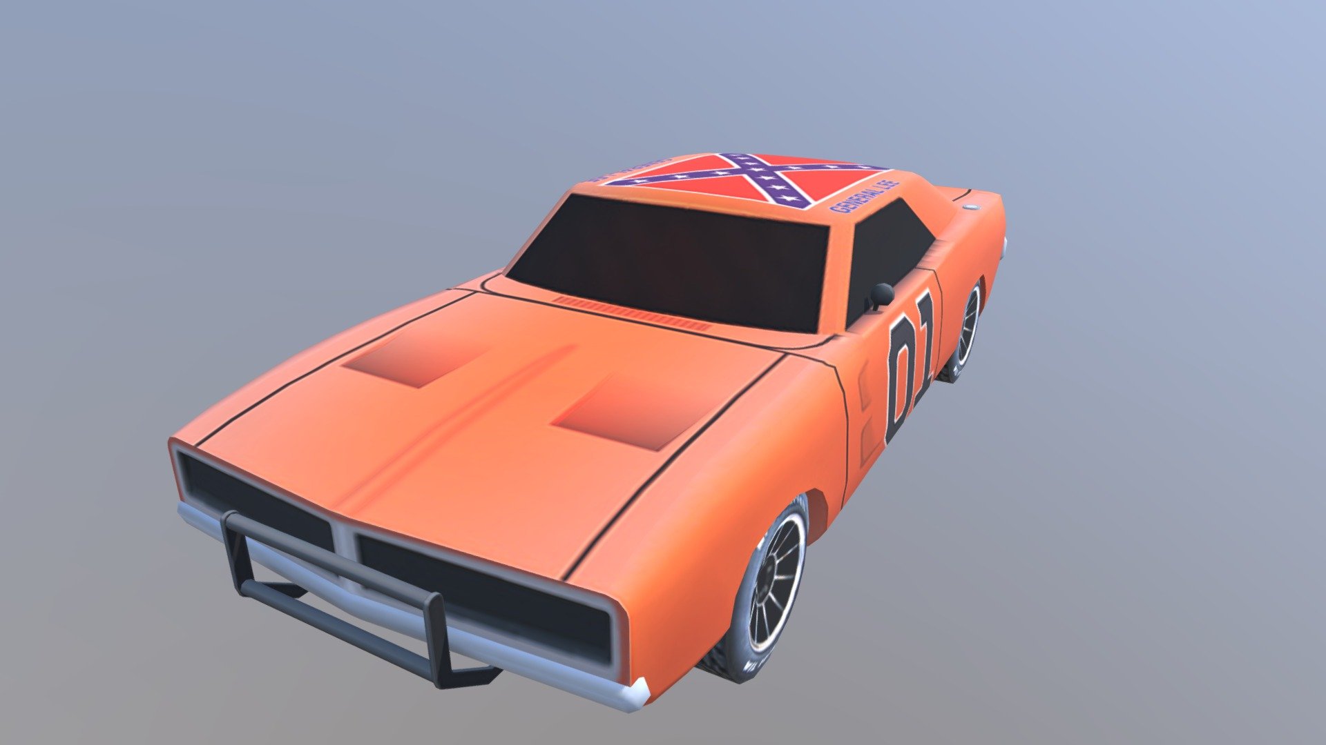 General Lee - 3D model by Ben Hollands (@benhollands) [a95a9b3] - Sketchfab