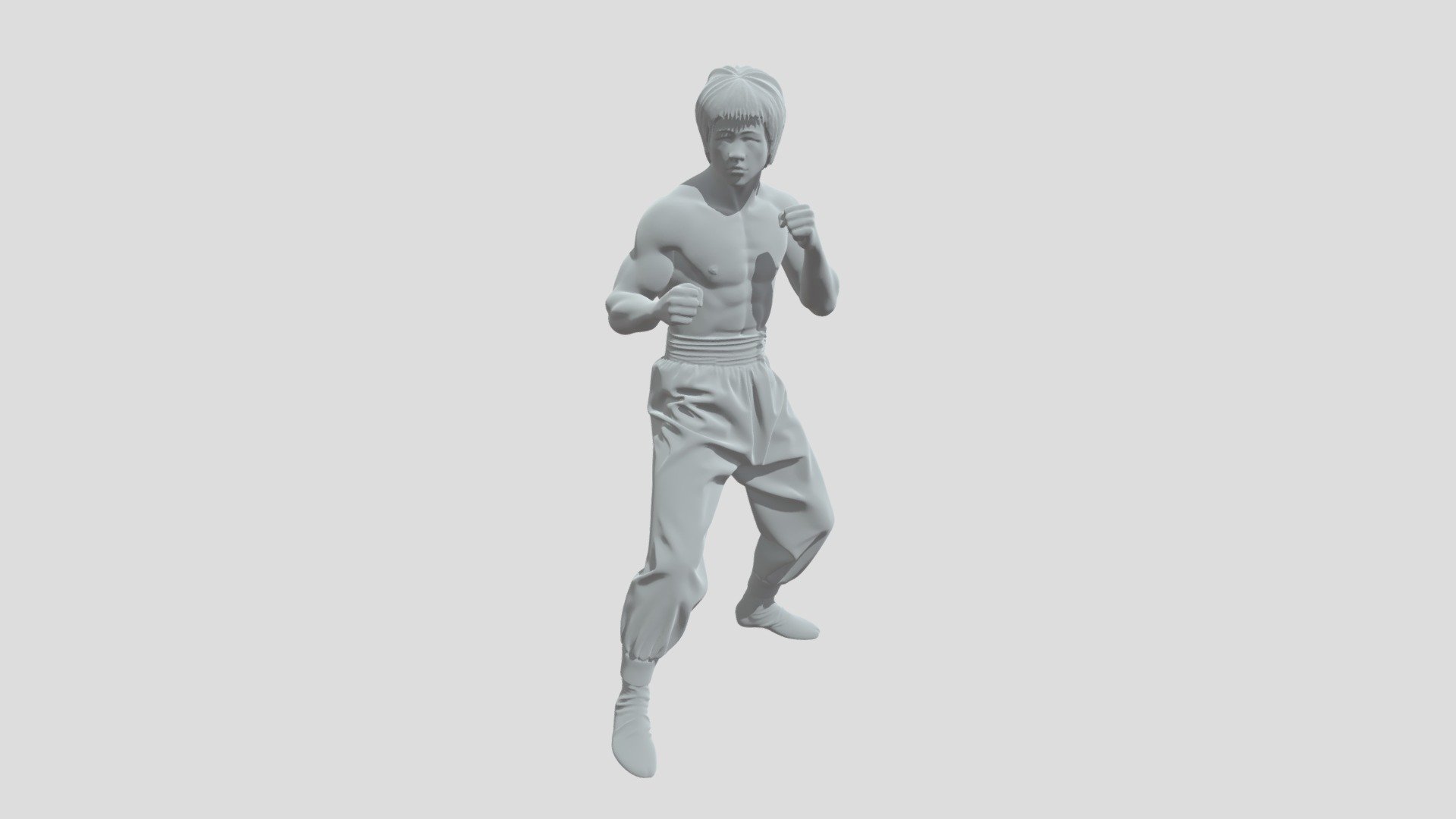 Martial Arts Stance on the Street - 3D model by DarrenJYoung [a95b2dc ...
