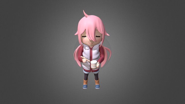 Laid-Back Camp - Nadeshiko Kagamihara 3D Model