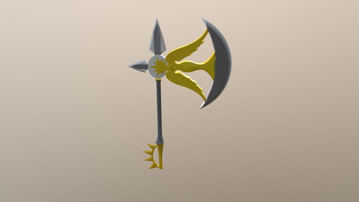 Divine Axe Rhitta 3D Model