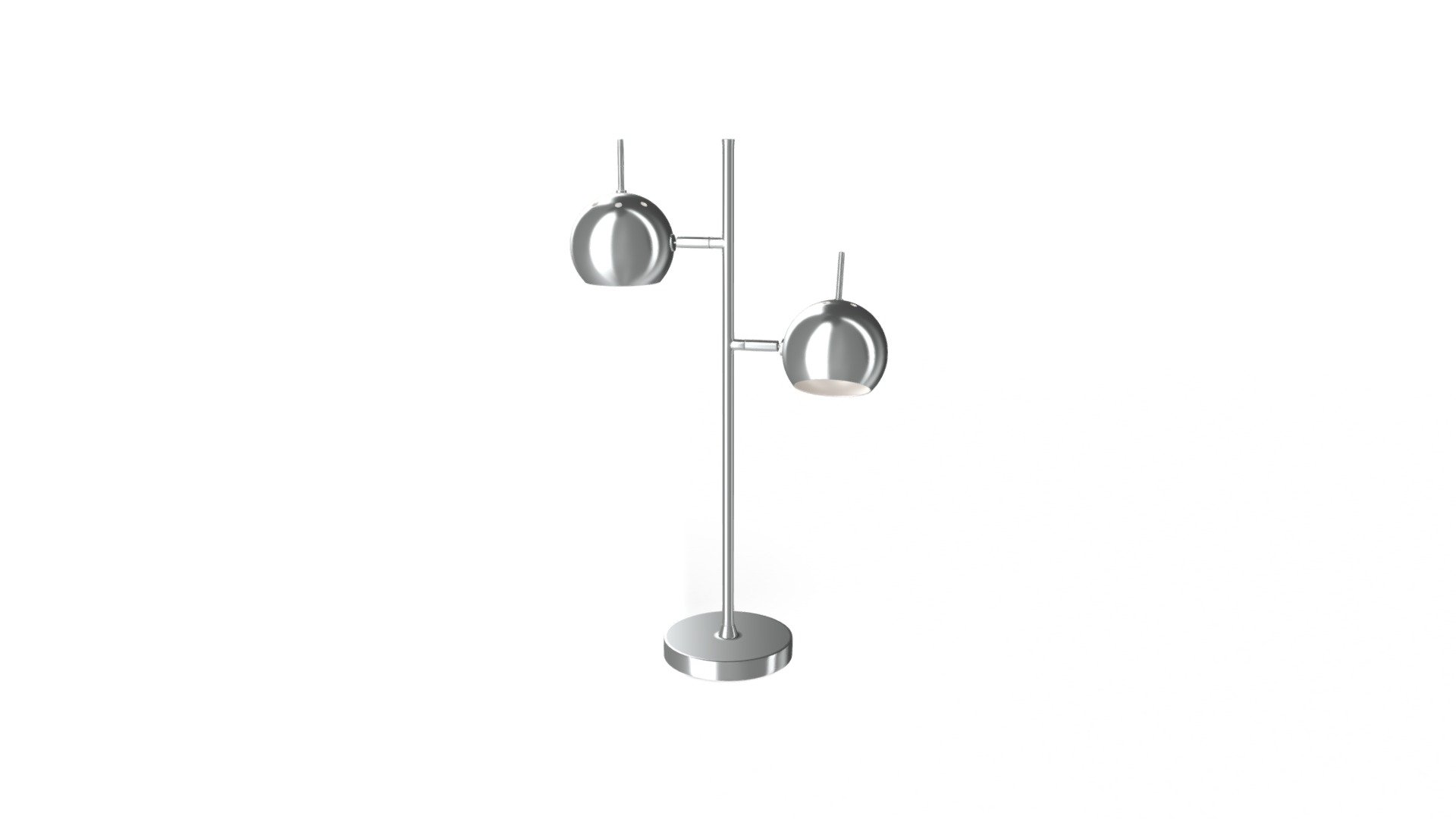 Austin Table Lamp, Chrome
