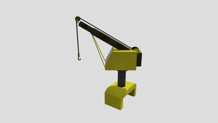 StandingCrane 3D Model