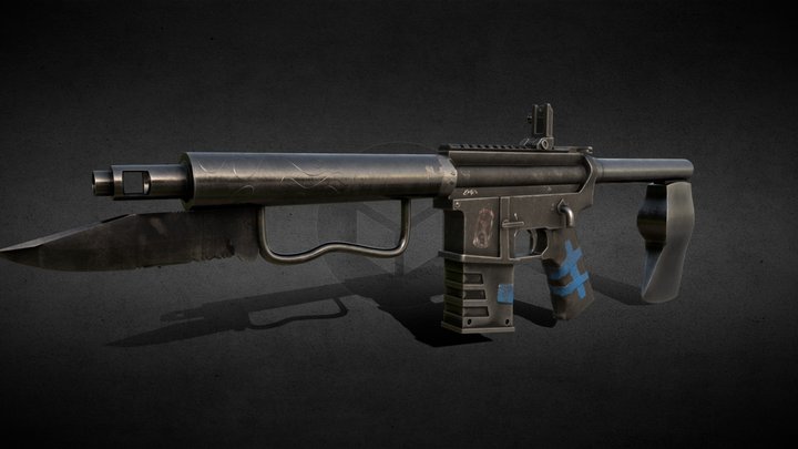 Apocalyptic weapons 3D Model