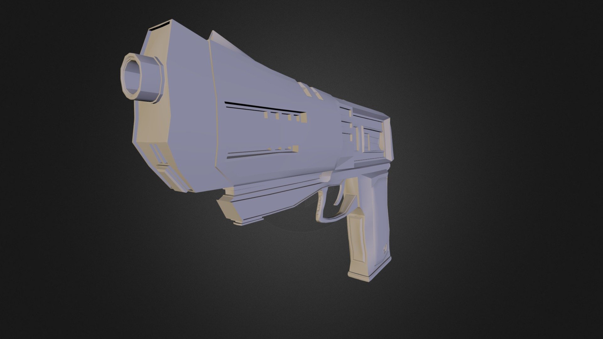 Gun - 3D model by ashei [a95fff7] - Sketchfab