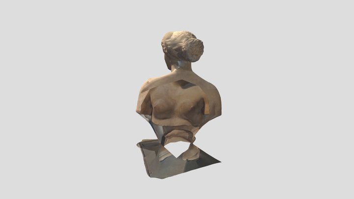 Woman Statue British Museum 3D Model