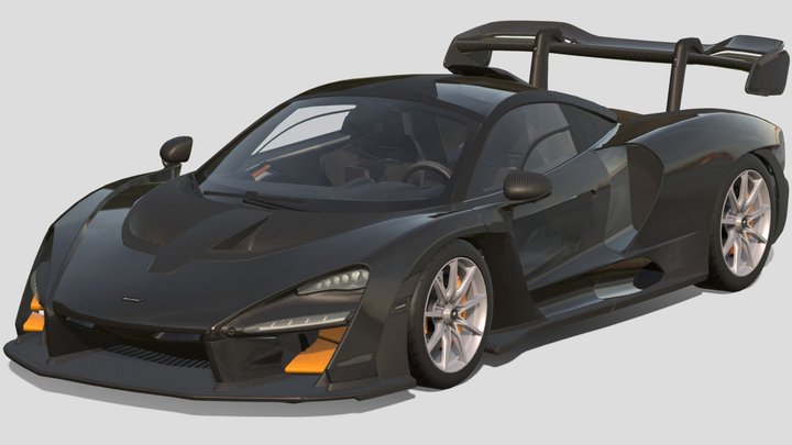2019 McLaren Senna – Gratis 3D-model STL