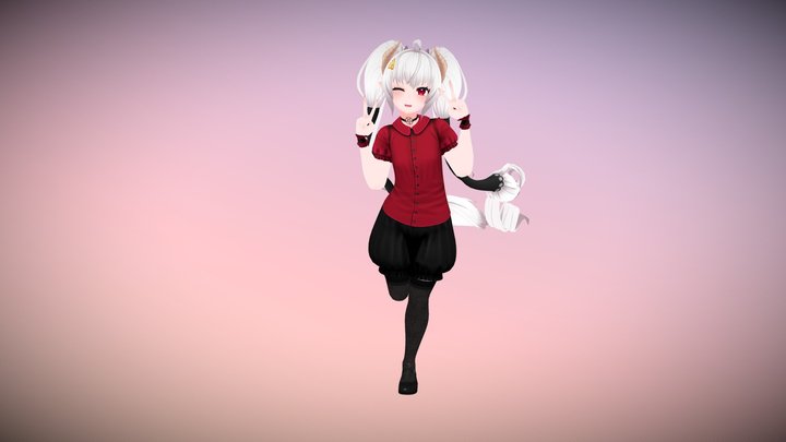 Ninette Statue 3D Model