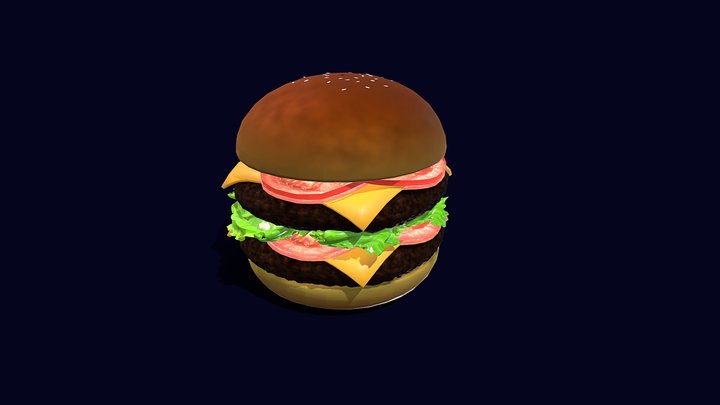 Burger – Modello 3D gratuito STL