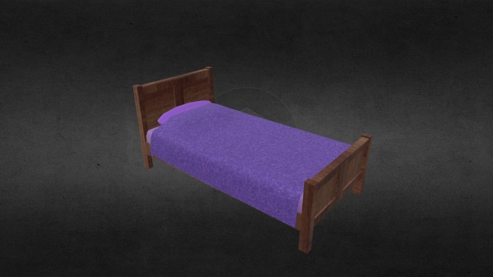 Bed. 3D Model