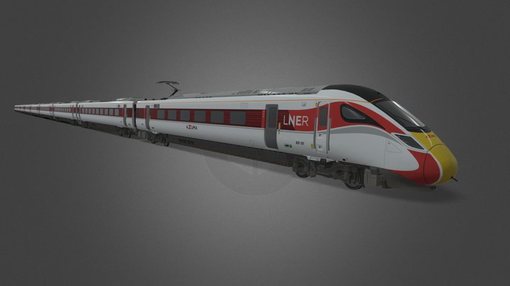 British Rail Class 800 - LNER Livery 3D Model