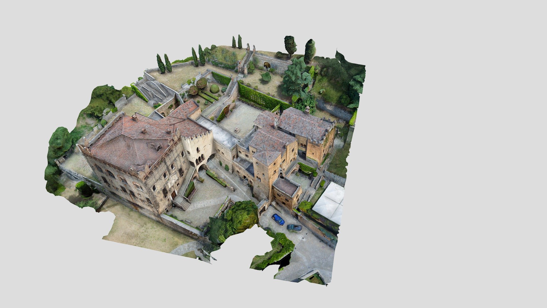 Castello Cini di Monselice - 3D model by Verona FabLab (@veronafablab ...