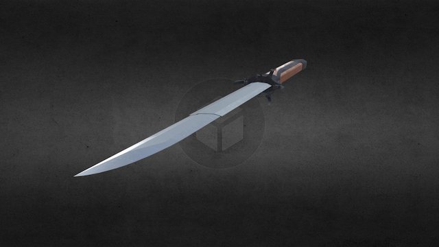 Dishonored Folding Knife 3D Model