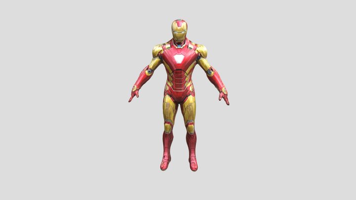 Ironman Full Body - Detailed - Suit 3D Model