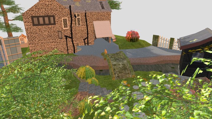 DAE Diorama - Grandma's House 3D Model