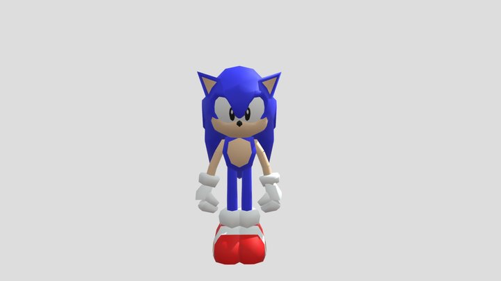 Sonic 3D Model