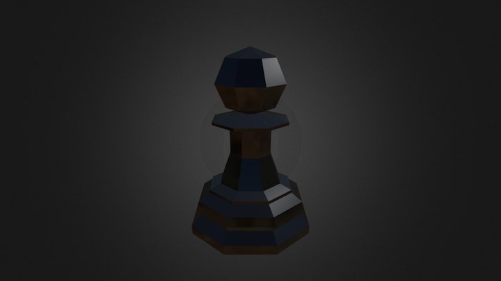 Chess Pawn LP 3D Model