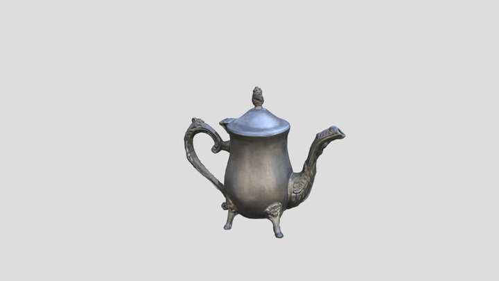 Vintage Teapot 3D Model
