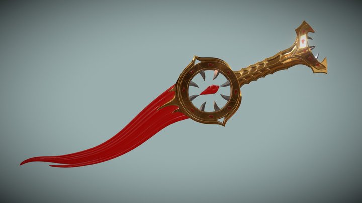 Baldur's Gate Orin's Dagger HP model practice 3D Model