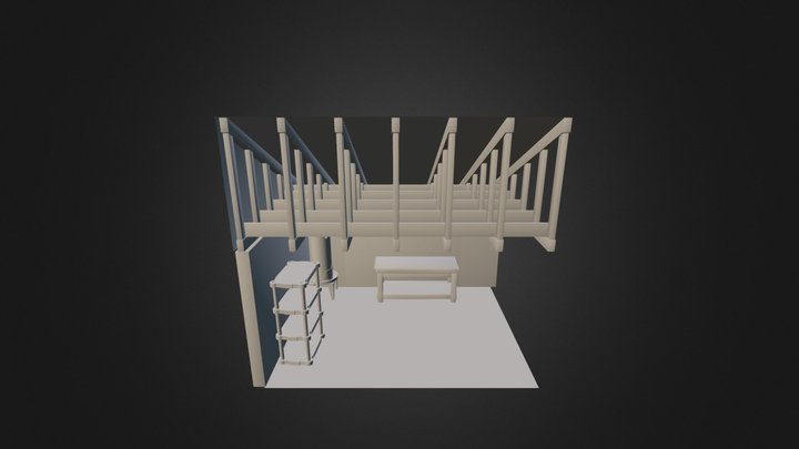 Garage Scene 3D Model