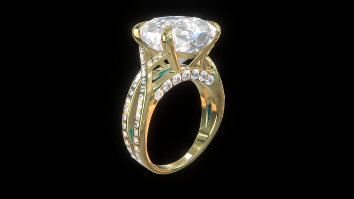 Diamond Ring 3D Model