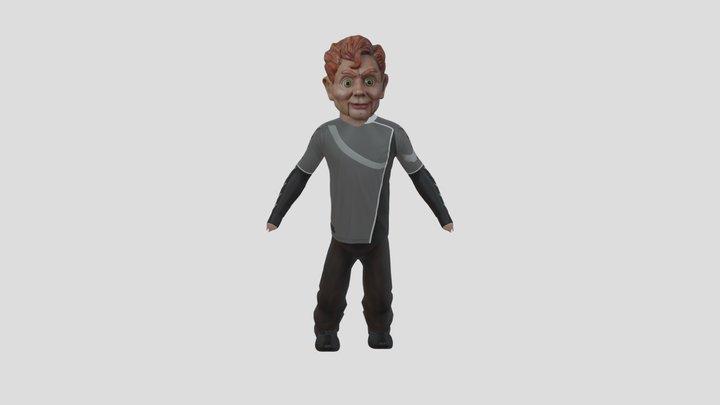 Casual Slappy (Goosebumps 1995 TV Show) 3D Model