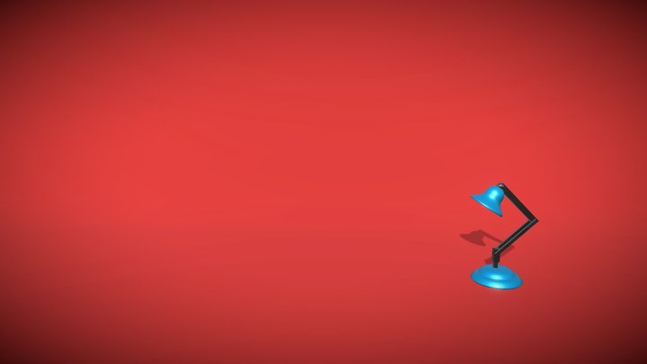 Animated Lamp 3D Model