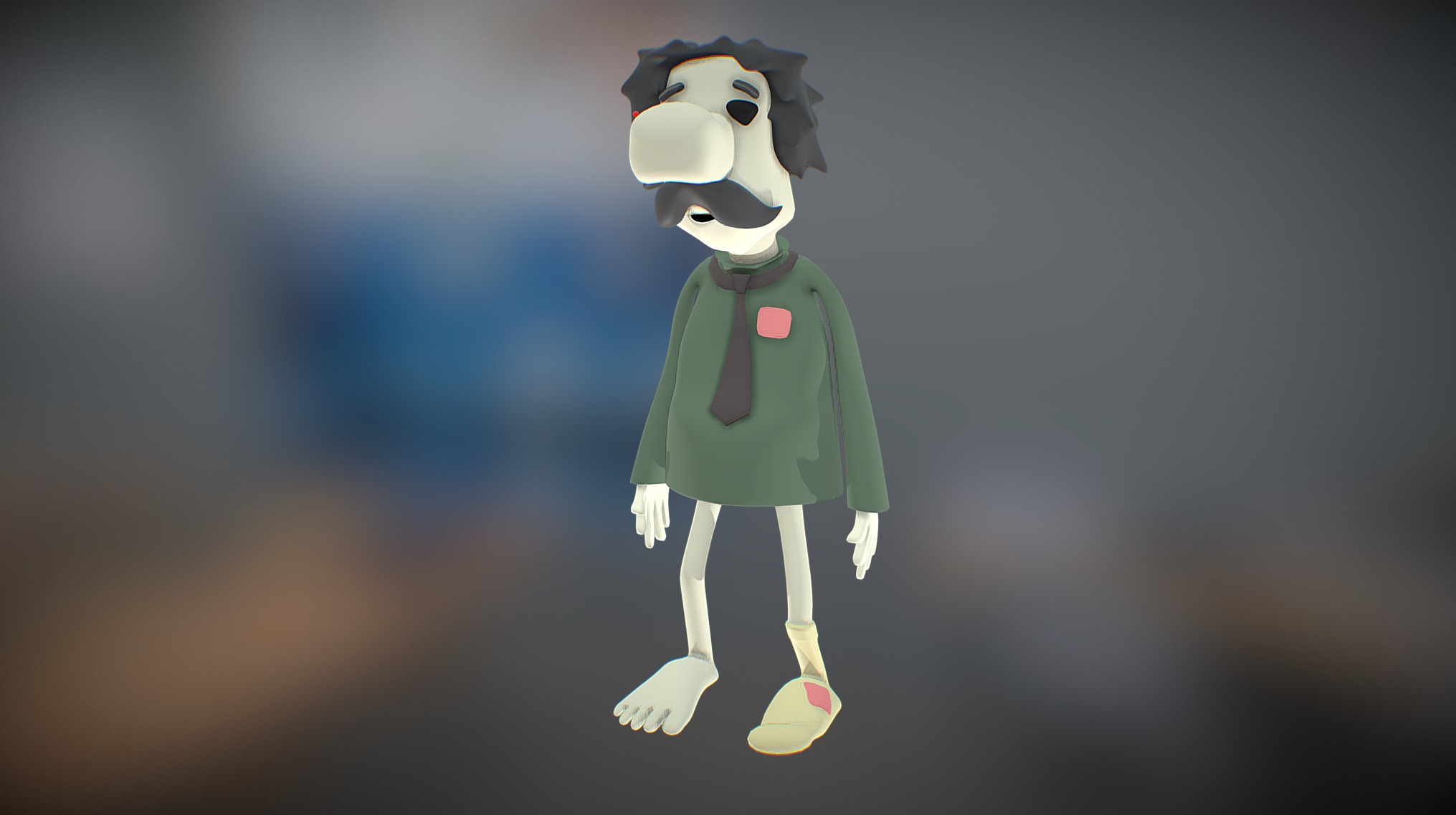 Old man - Download Free 3D model by daniel (@envirominecraft) [a967875 ...
