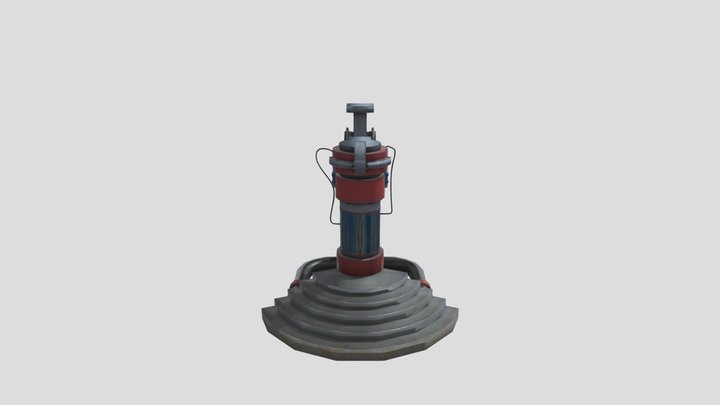 Sci Fi Loot Box 3D Model