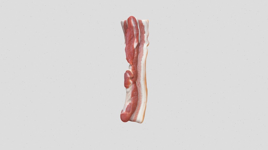 pork belly  3d model