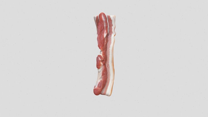 pork belly  3d model – Kostenloses 3D-Modell STL