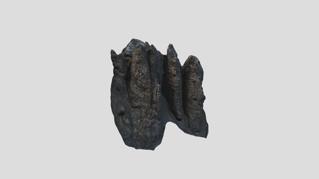 Hoodoo Rock Formation Photoscan
