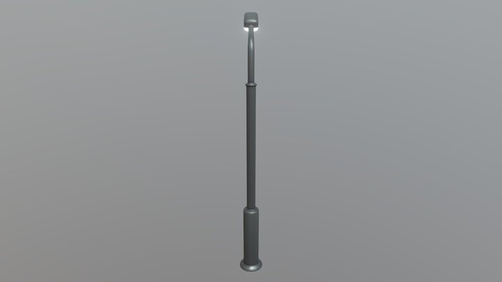 Stylized Street Light 3D Model