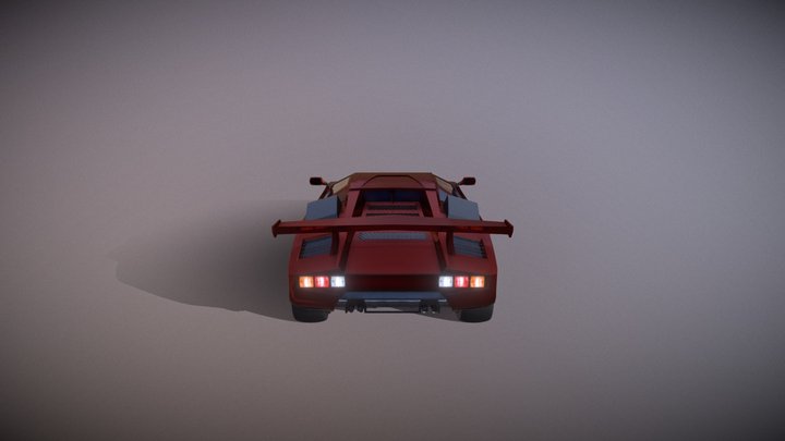 Lamborghini Countach 3D Model