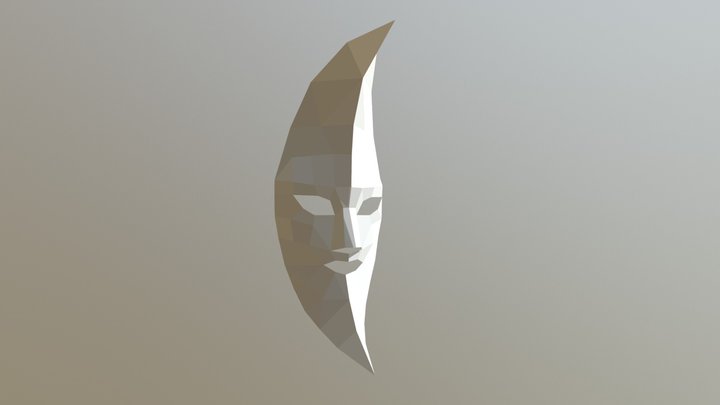 Moon Mask 3D Model