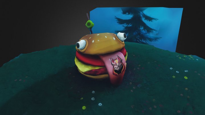 Fortnite Durr Burger 3D Model
