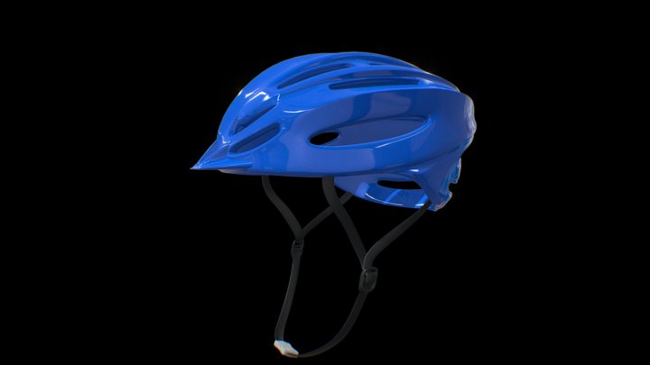 Bicycle Helmet 3D Model