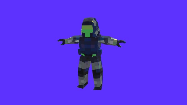 Space Ranger 3D Model