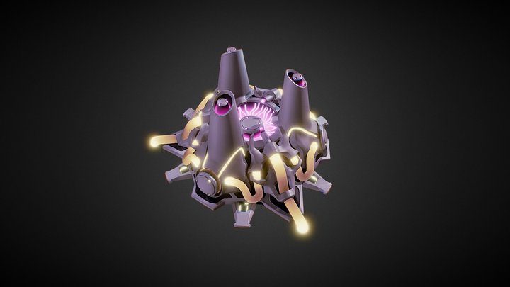 Tech Forge Animated 3D Model
