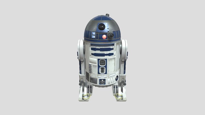 R2-D2 (Animated) Repost 3D Model