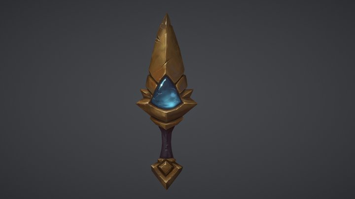 Jeweled Dagger 3D Model