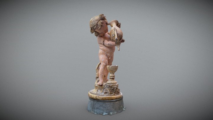 Vino A Jarrón 3D Model