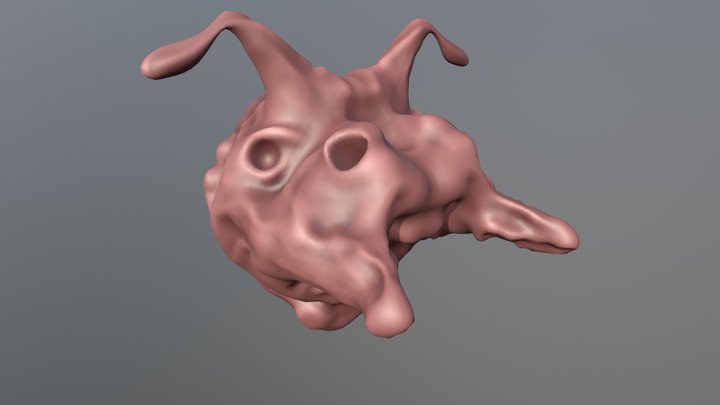 Bug Head 3D mid - free download 3D Model