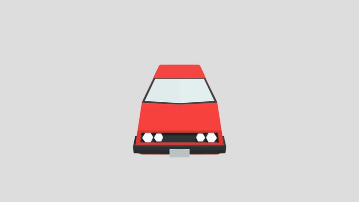 lowply volkswagen golf 3D Model