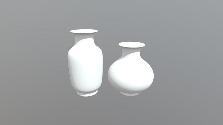Vases Set 3D Model