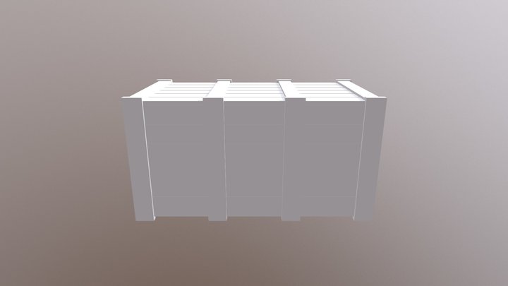 Crate 3D Model