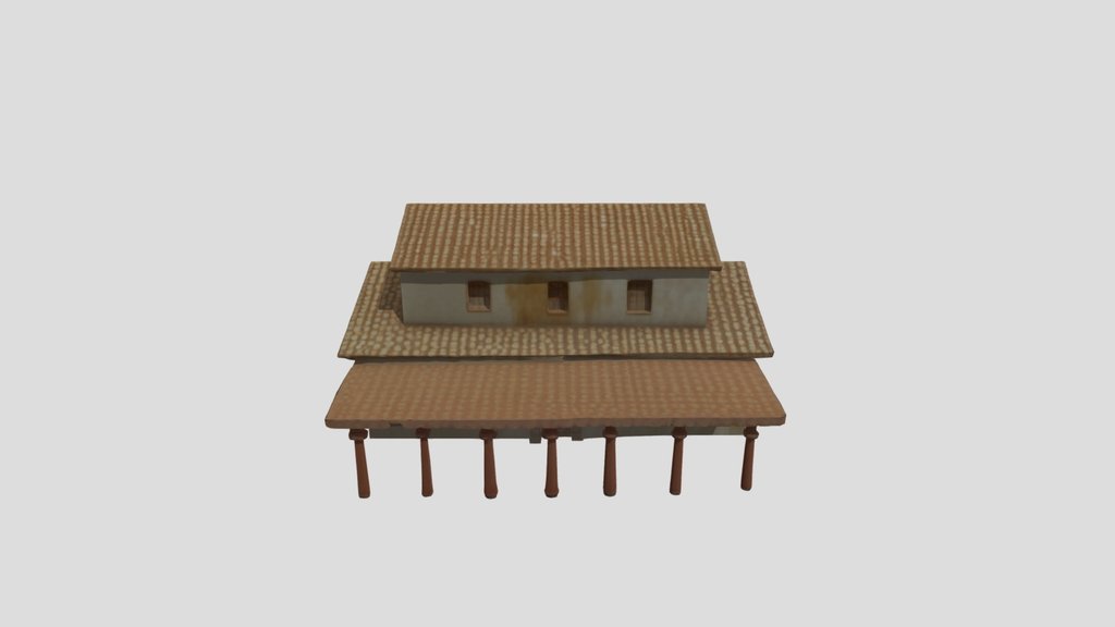 INDIAN VILLAGE HOUSE FAMOUS 3D MODEL