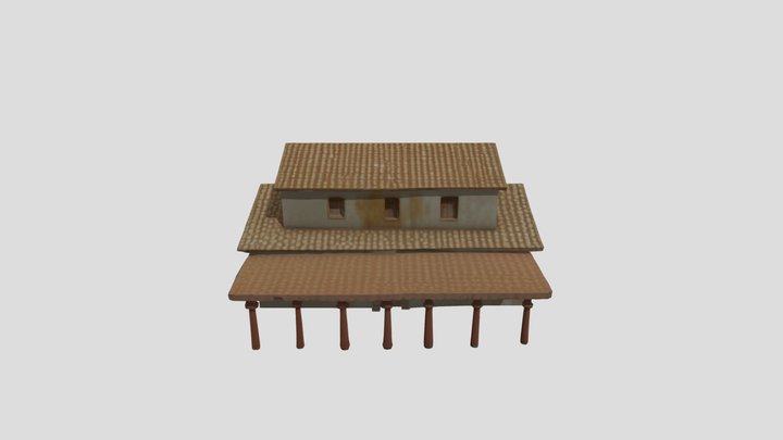 INDIAN VILLAGE HOUSE FAMOUS 3D MODEL
