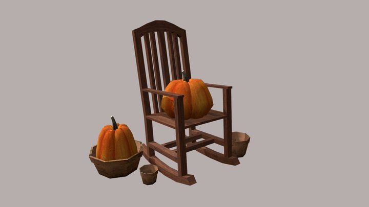 Grandma's House - 3 Simple Props 3D Model