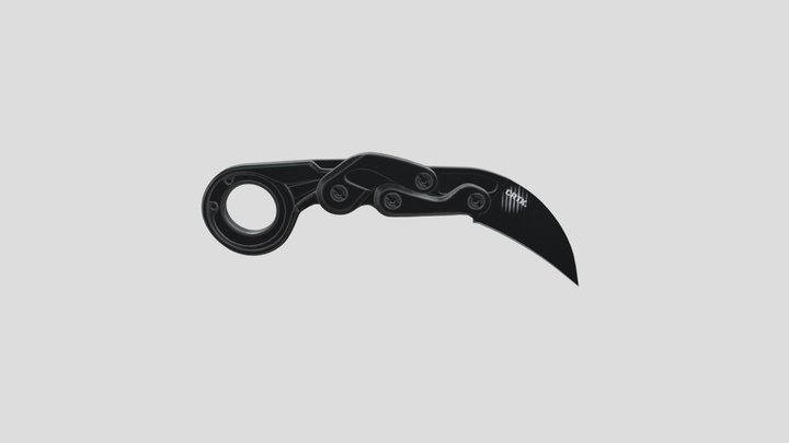 Crkt Provoke Imperial Black 3D Model